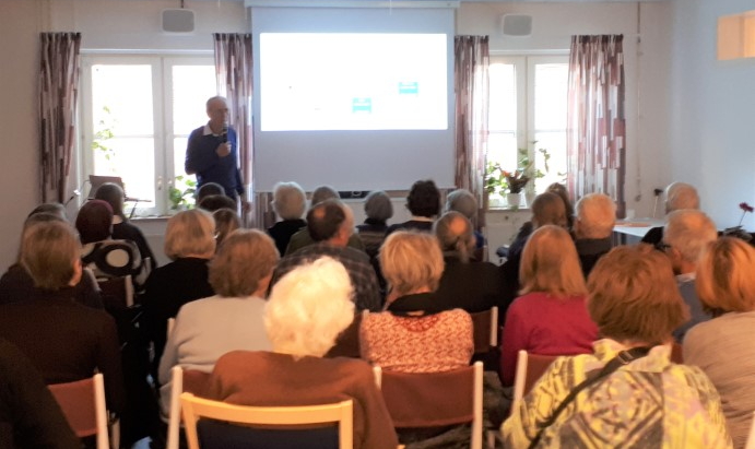 Workshop på Baltzar, SeniorNet Kungsholmen